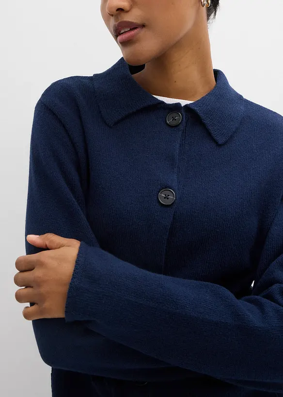 Cardigan i viskosemiks, bonprix