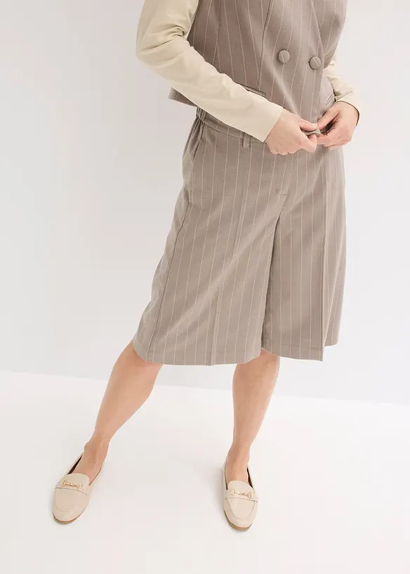 Bermudashorts med pin stripes og legg, bonprix