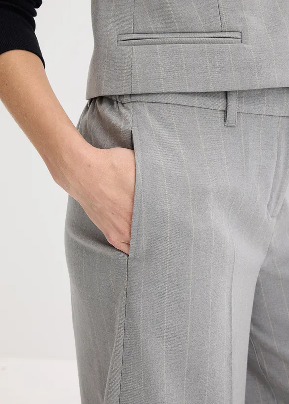 Bermudashorts med pin stripes og legg, bonprix