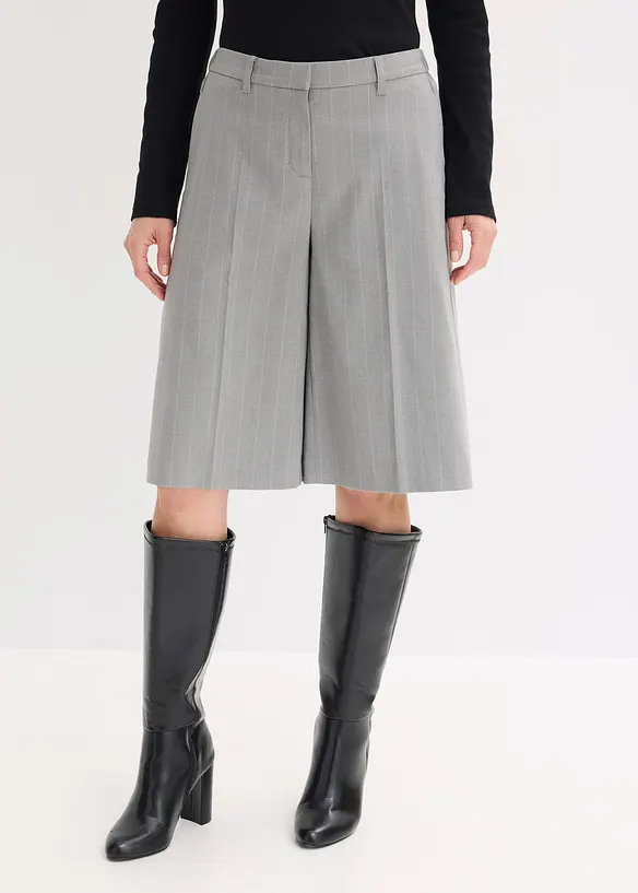 Bermudashorts med pin stripes og legg, bonprix