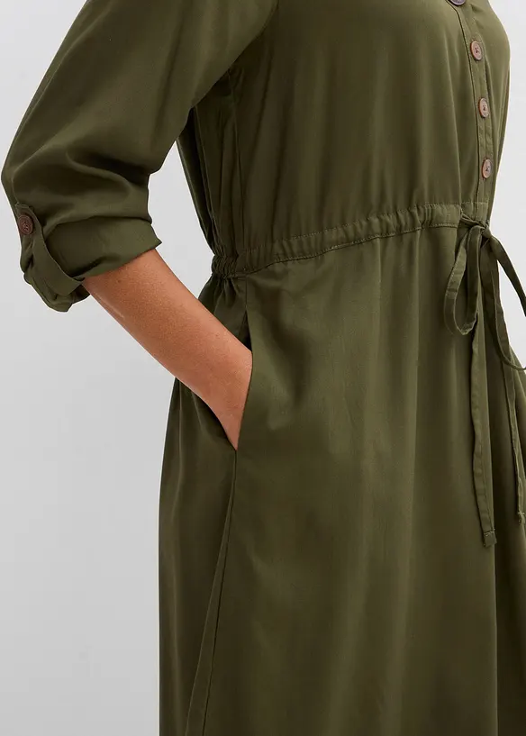 Skjortekjole i lett viskose, bonprix