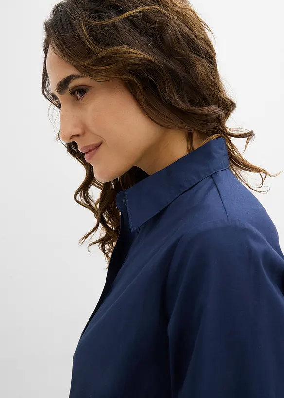 Skjortekjole i 100% bomull, bonprix