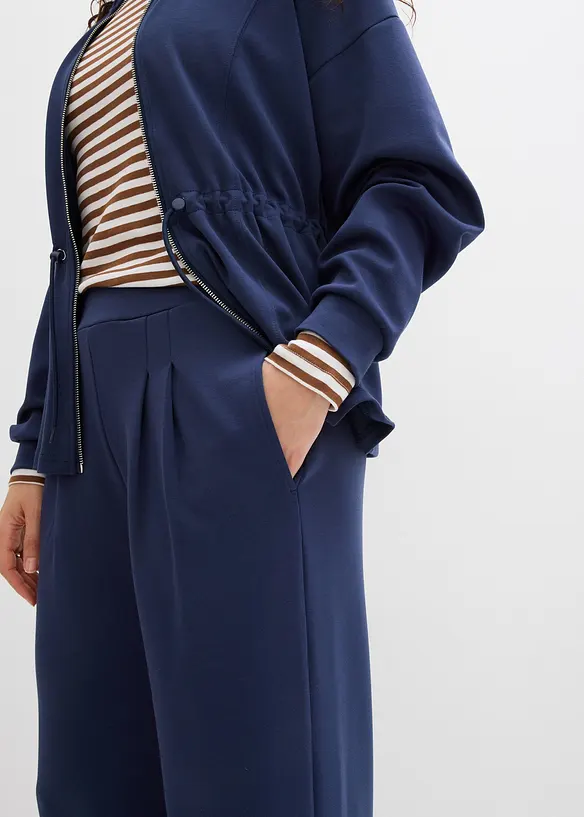 Jerseybukse i scubamateriale med legg, bonprix