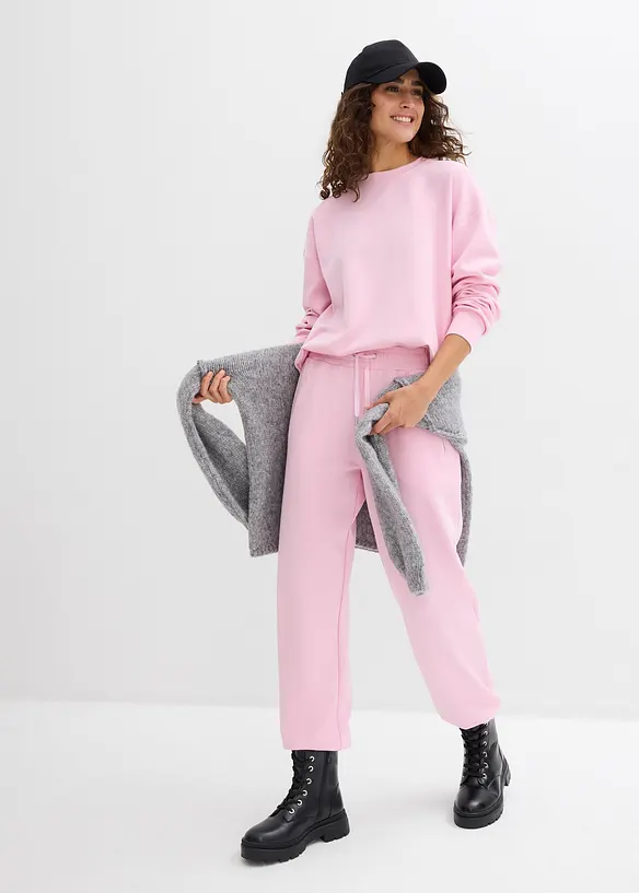 Joggebukse i mykt scuba-materiale, bonprix