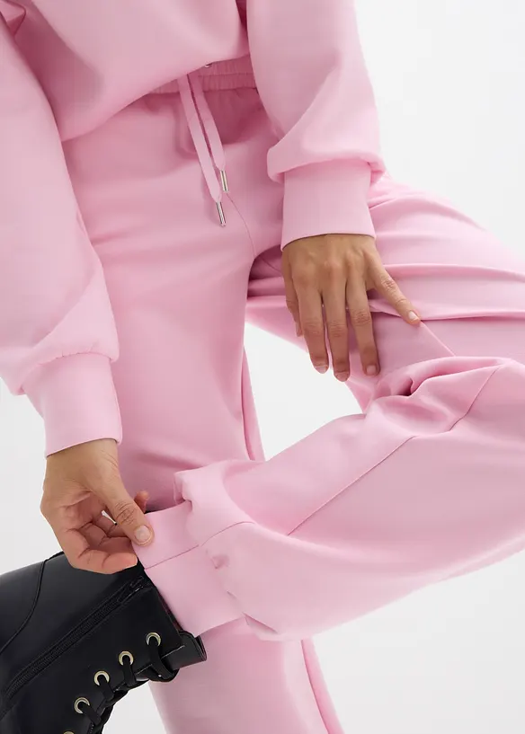 Joggebukse i mykt scuba-materiale, bonprix