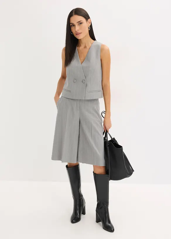 Dressvest med n&aring;lstripem&oslash;nster, bonprix