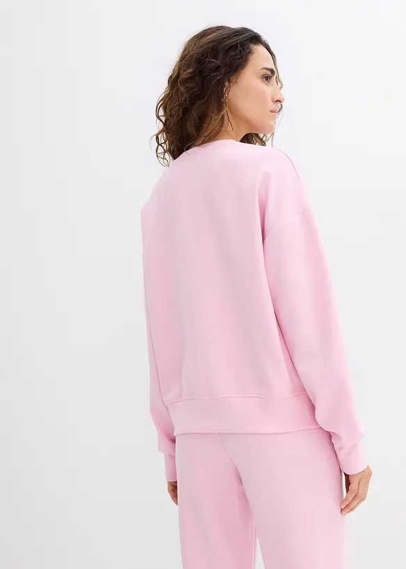 Sweatshirt i mykt scubamateriale, bonprix