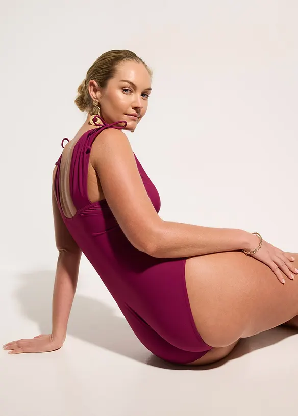 Shape-badedrakt med brede skulderb&aring;nd, lett formende, bonprix