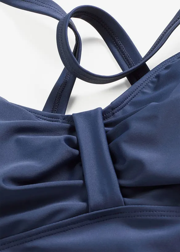 Shape-badedrakt med rynkinger, middels formende, bonprix