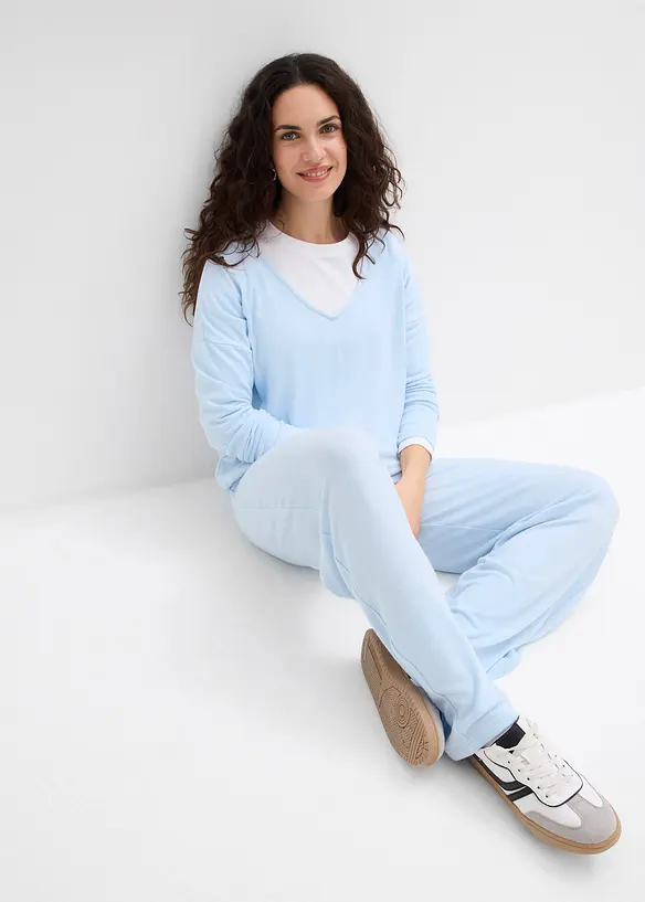 Jerseybukse i strikket stil, bonprix