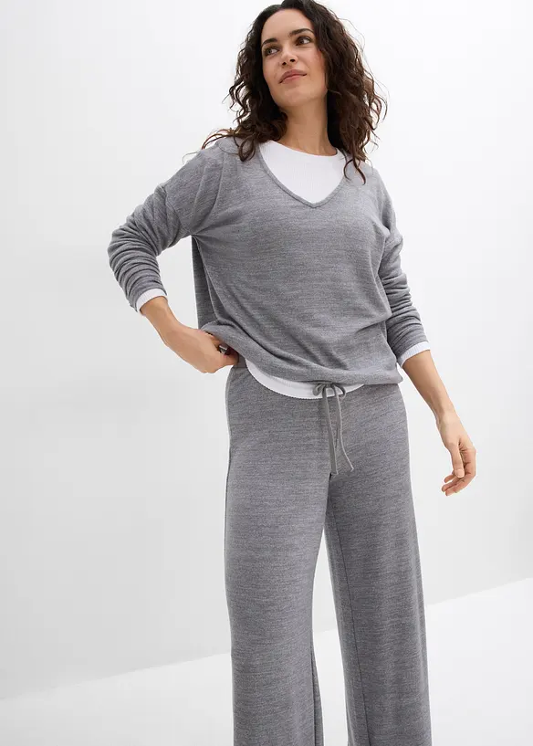 Jerseybukse i strikket stil, bonprix