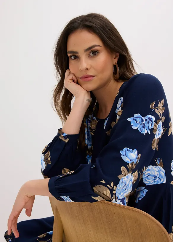 Elegant kjole av viskose, bonprix