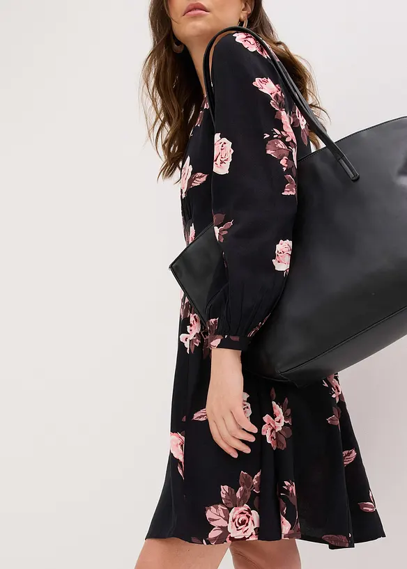 Elegant kjole av viskose, bonprix