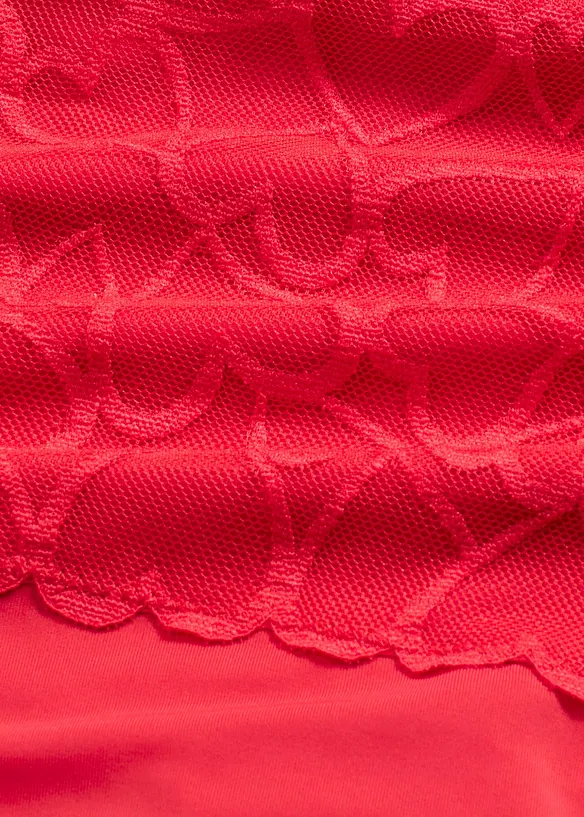 Shape-stringtruse med hjerteblonder, middels formende, bonprix