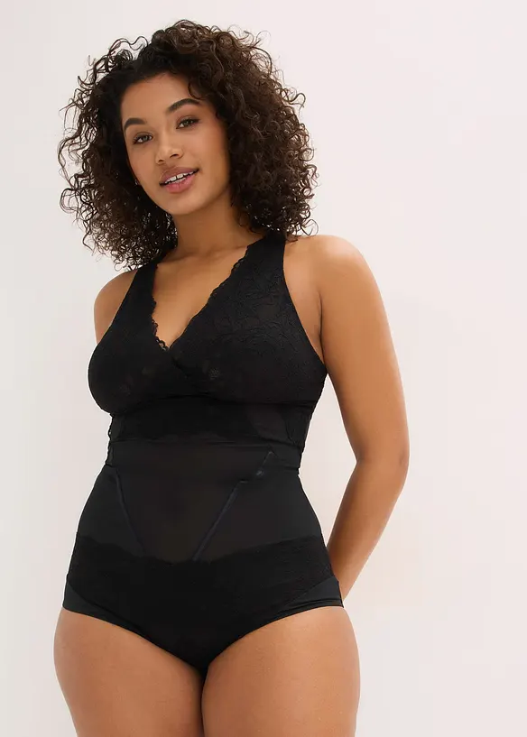 Shape-body med blonder, lett formende, bonprix