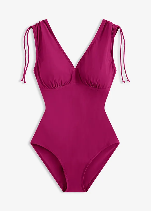 Shape-badedrakt med brede skulderb&aring;nd, lett formende, bonprix