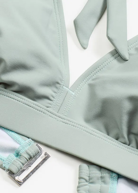 Bikini og badebukse (3-delt sett), bonprix