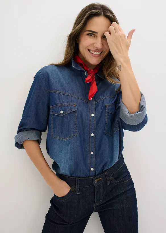 Halst&oslash;rkle i 100% bomull, bonprix