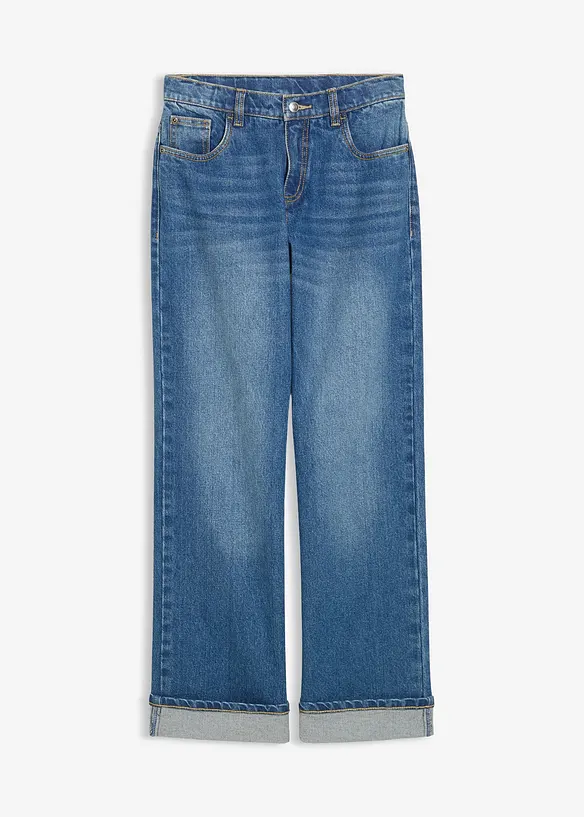 Wide Leg-jeans, Low Waist, bonprix