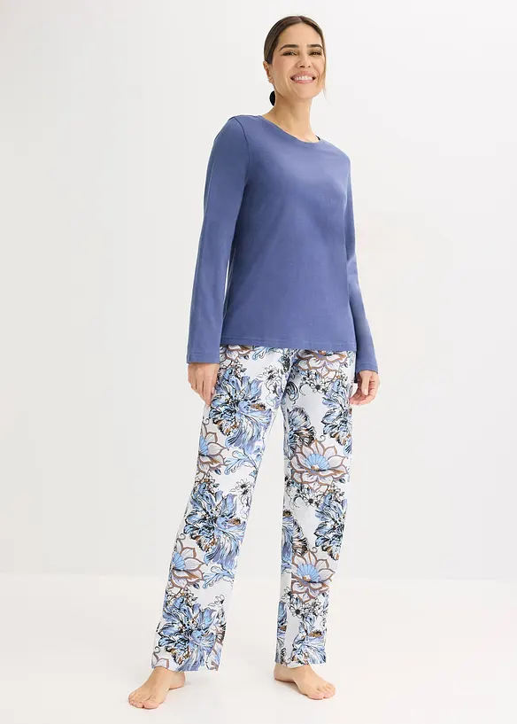 Pyjamas i myk bomull, bonprix
