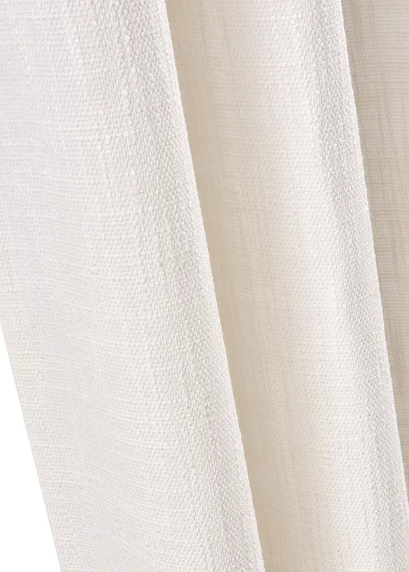 Ugjennomsiktig gardin med struktur (1-pack), bonprix