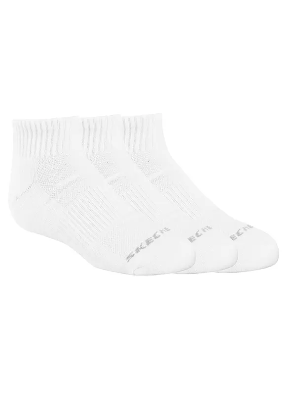 Korte sokker fra Skechers (3-pack), Skechers