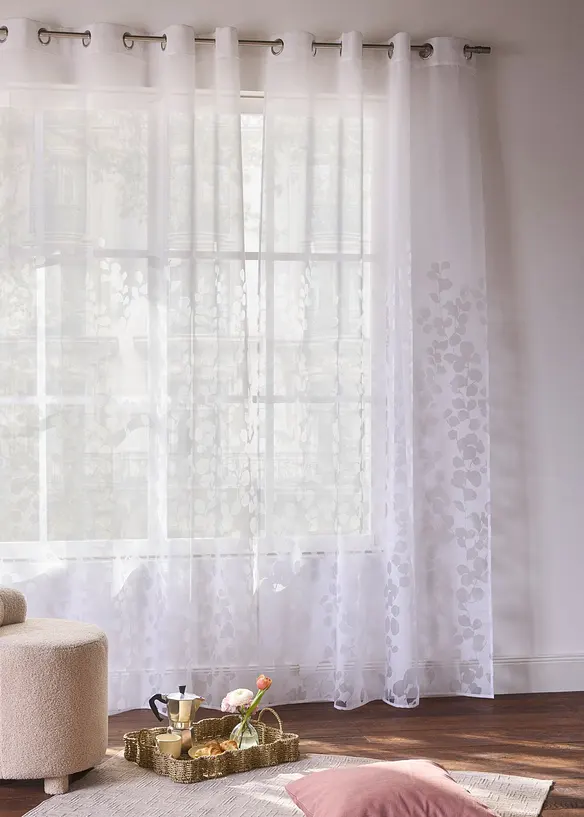 Gardin med etset m&oslash;nster, bonprix