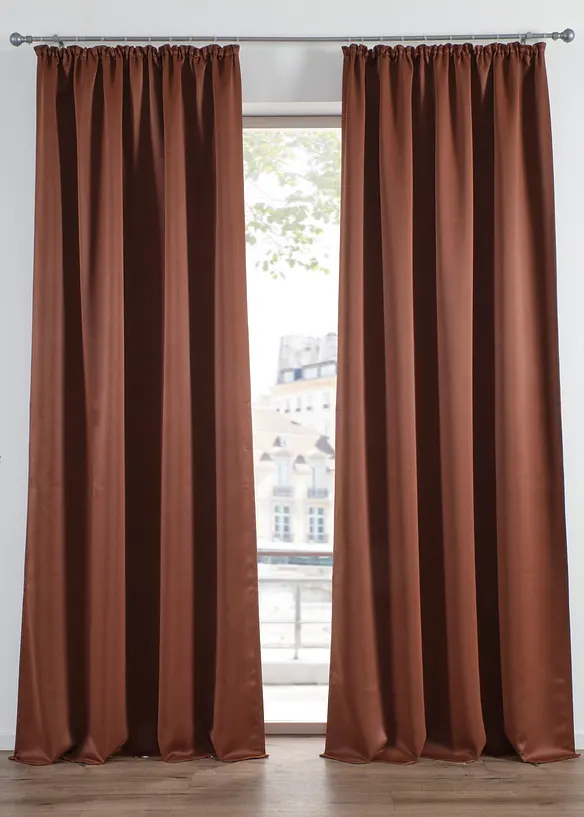 M&oslash;rkleggingsgardin, kommer i mange st&oslash;rrelser (1-pack), bonprix