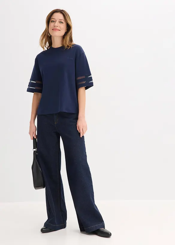 Topp i 100% &oslash;kologisk bomull, bonprix