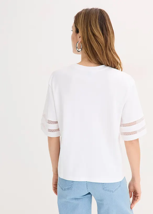 Topp i 100% &oslash;kologisk bomull, bonprix