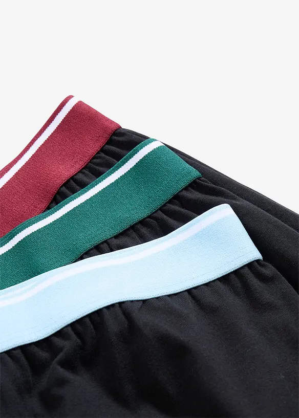 Ledige boksershorts i &oslash;kologisk bomull (3-pack), bonprix