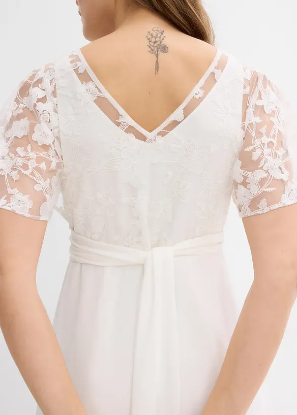 2-i-1-mamma-brudekjole med diskret ammefunksjon, bonprix