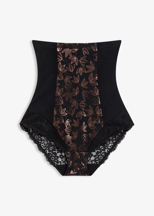 Shape-truse med h&oslash;y midje i skimrende materiale, sterkt formende, bonprix