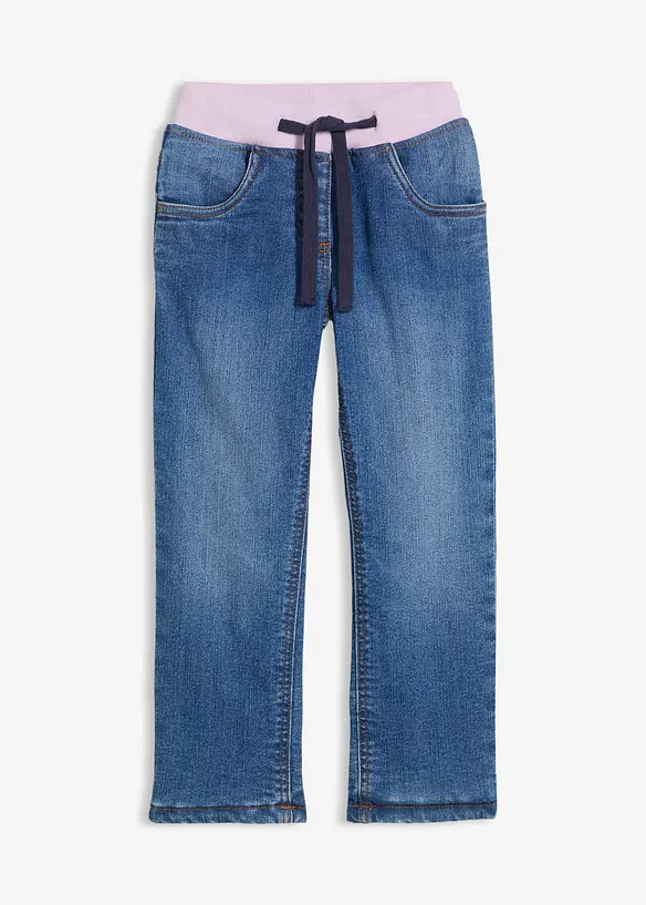 Komfortabel termojeans med fleecef&ocirc;r, bonprix