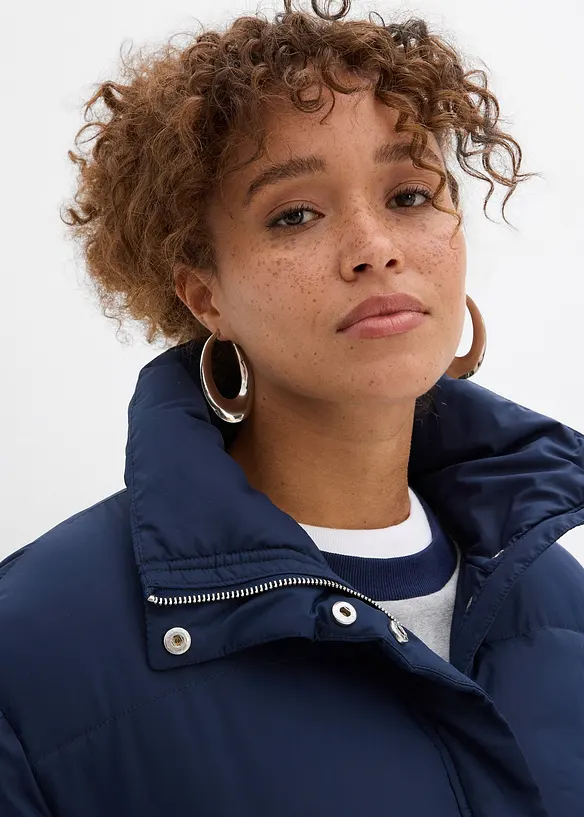 Vattert jakke med st&aring;krage, bonprix