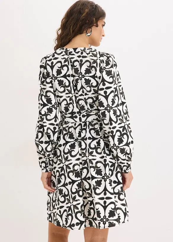 M&oslash;nstret kjole, bonprix