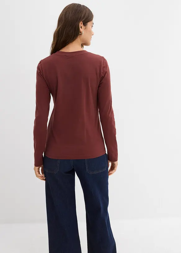 Langermet topp i figurn&aelig;r modell, bonprix