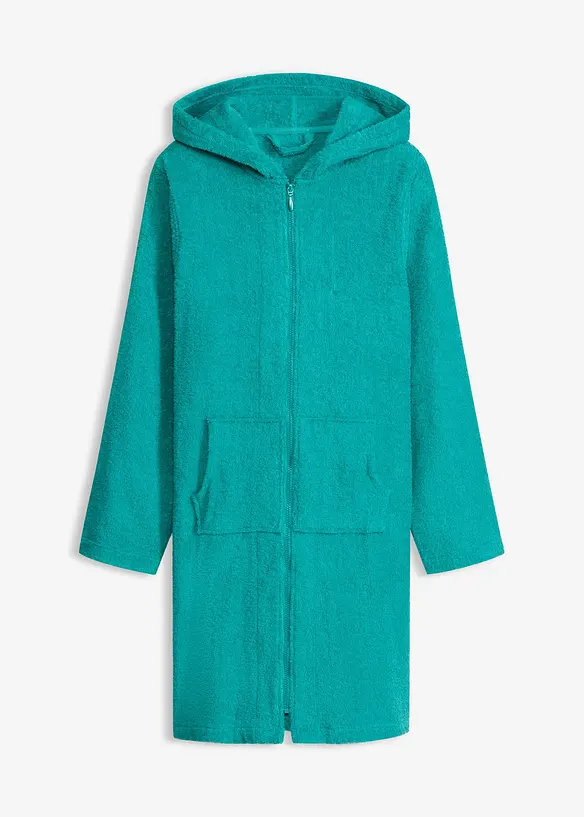 Badek&aring;pe i frott&eacute;  av &oslash;kologisk bomull, med glidel&aring;s, bonprix