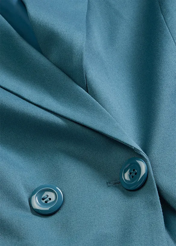 Lang blazer med V-hals, lange ermer, bonprix