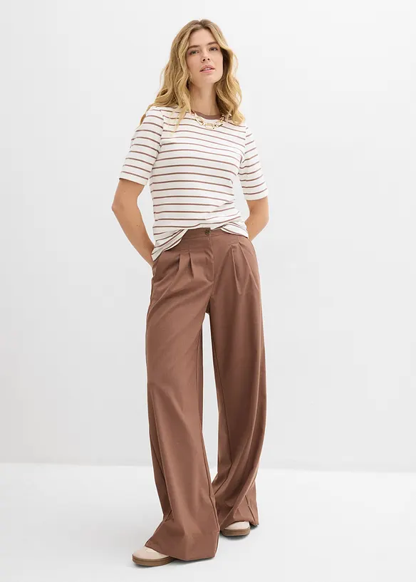 T-skjorte i formstabil, 100% &oslash;kologisk bomull, bonprix