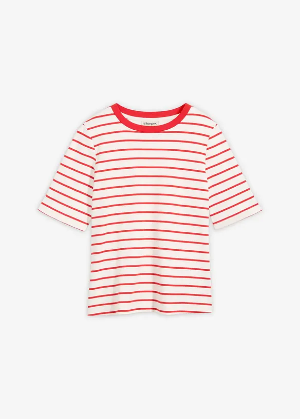 T-skjorte i formstabil, 100% &oslash;kologisk bomull, bonprix