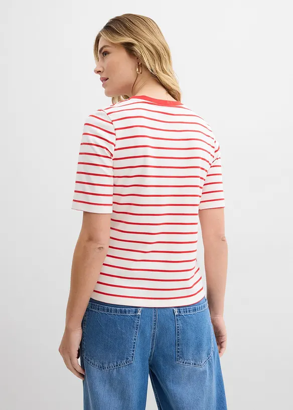 T-skjorte i formstabil, 100% &oslash;kologisk bomull, bonprix