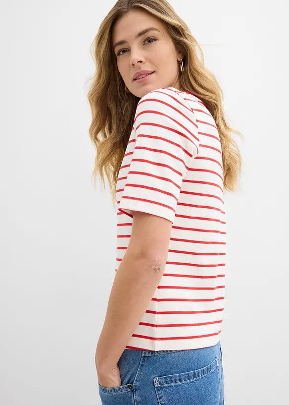 T-skjorte i formstabil, 100% &oslash;kologisk bomull, bonprix