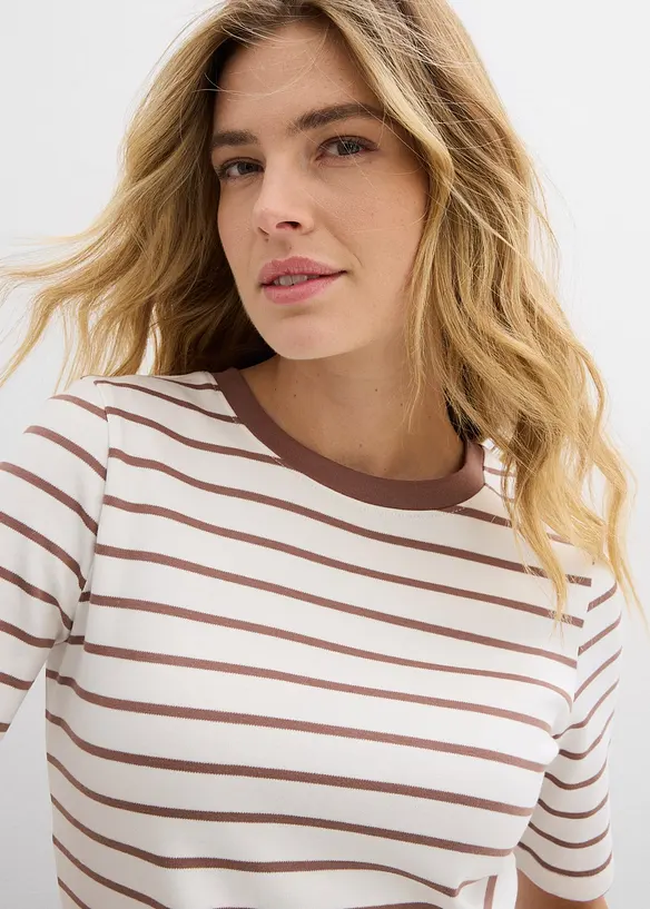 T-skjorte i formstabil, 100% &oslash;kologisk bomull, bonprix