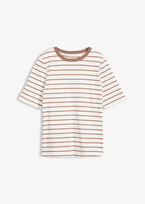 T-skjorte i formstabil, 100% &oslash;kologisk bomull, bonprix