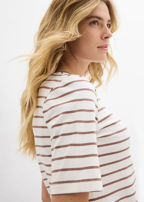 T-skjorte i formstabil, 100% &oslash;kologisk bomull, bonprix