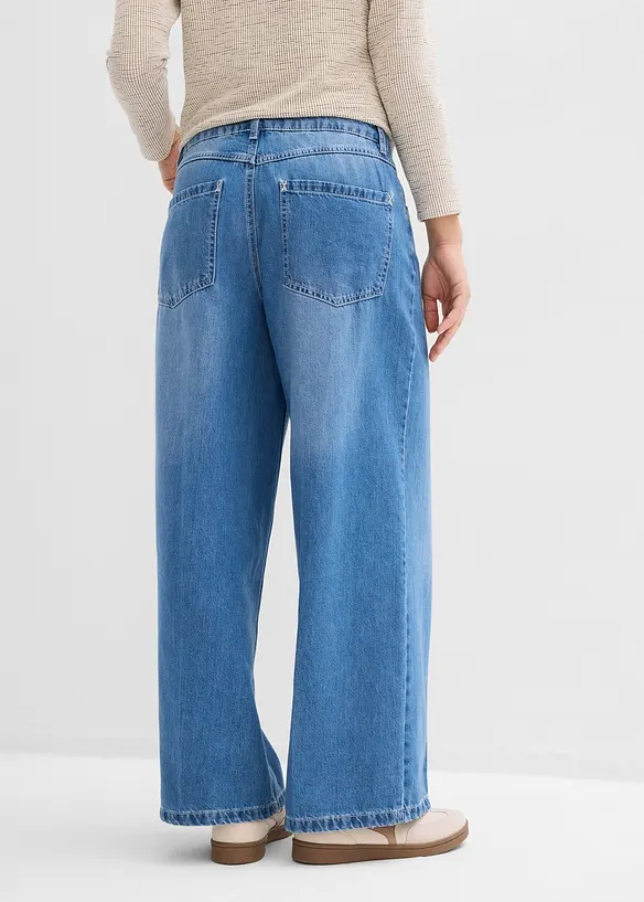 Wide Leg-jeans Mid Waist, bonprix