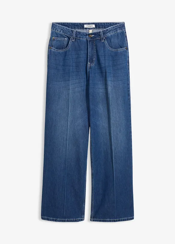 Wide Leg-jeans Mid Waist, bonprix