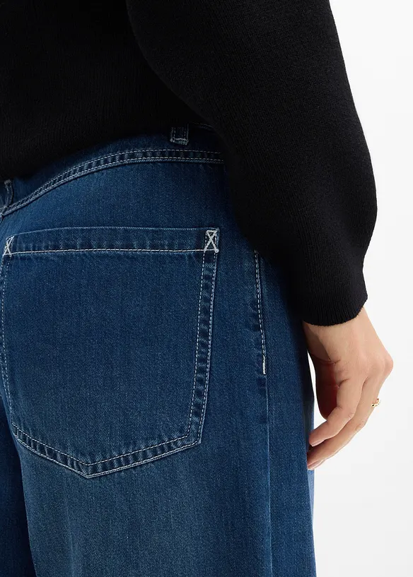 Wide Leg-jeans Mid Waist, bonprix