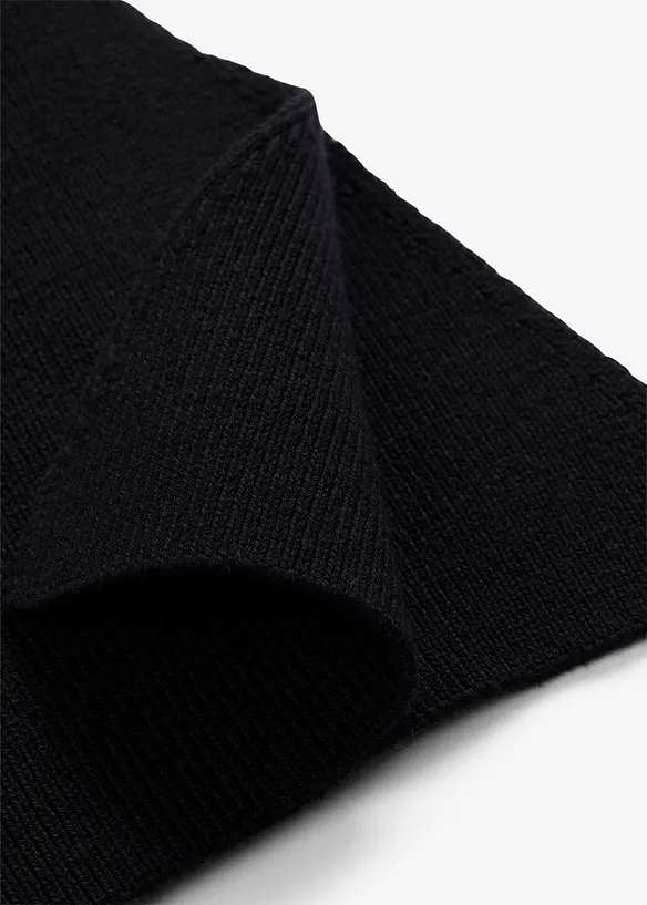 Finstrikket cardigan i bomullsmiks, bonprix